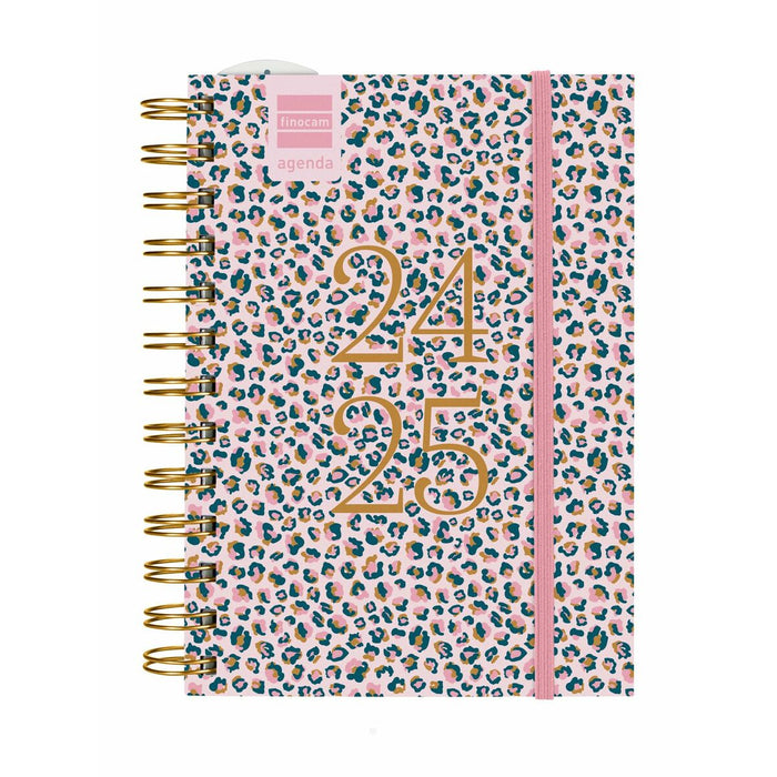 Agendă Finocam Phanter Multicolor 1/8 12 x 16,4 cm 2024-2025