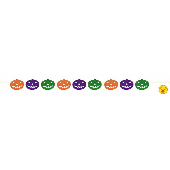 Ghirlandă Rubies Pâslă 2 m Dovleac Halloween