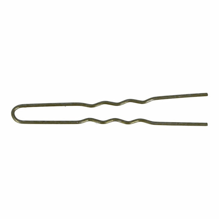 Agrafe pentru coc Eurostil 400 HORQ.INVISIBLES Bronz (400 uds)(65 mm)