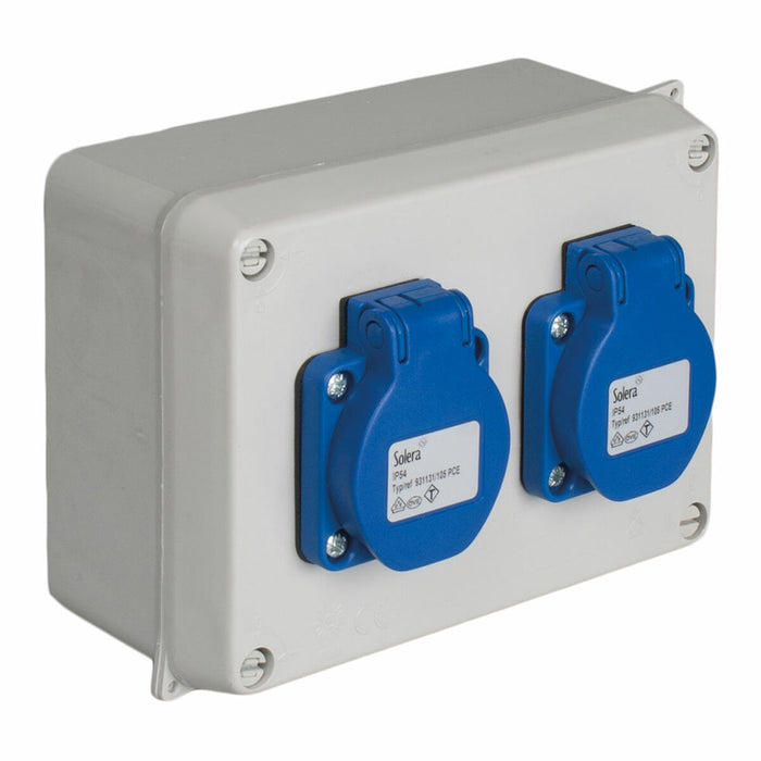 Socket box Solera 816-5 Etanş 15,3 x 10 x 6,5 cm 250 V 16 A IP54