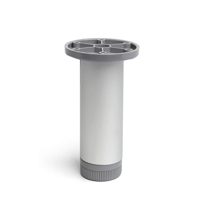 Picioare Rei 405 Mat Cilindric Argintiu Aluminiu Modern (Ø 3,9 x 15 cm)