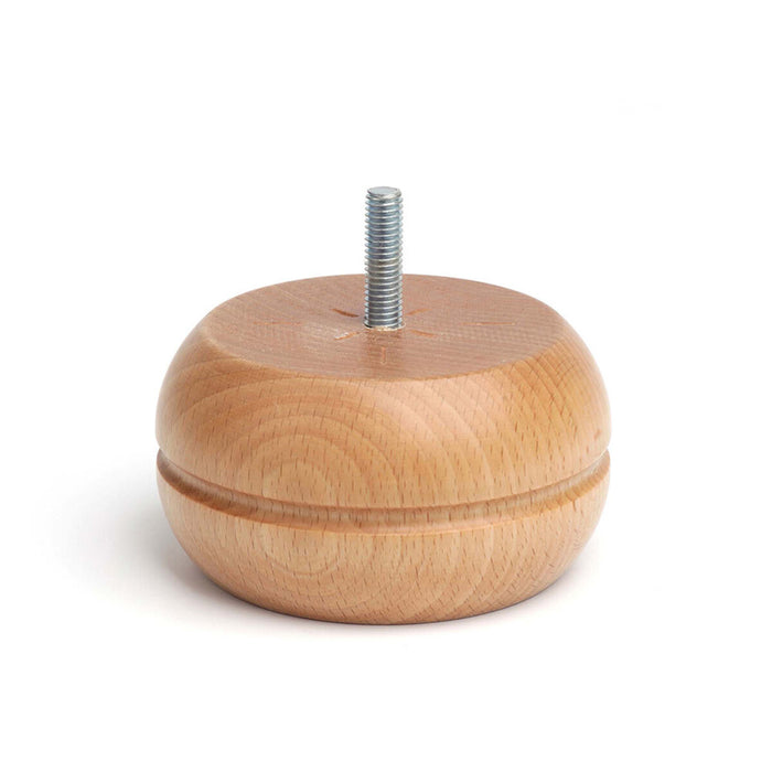 Picioare Rei 459 Rotundă Natural Lemn Clasic (Ø 9 x 5 cm)