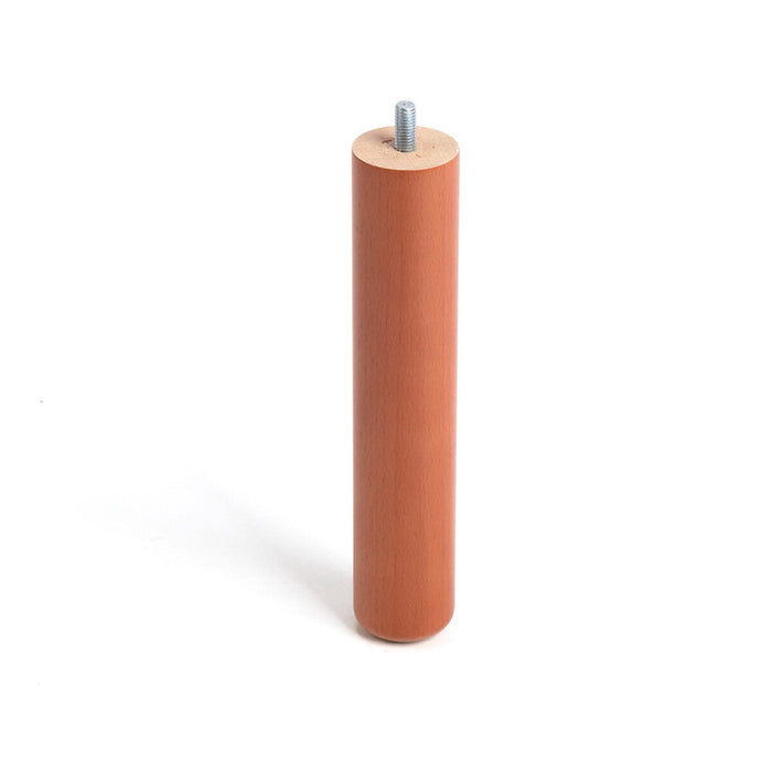 Picioare Rei 434 Cilindric Lemn Maro Modern (Ø 5 x 25 cm)