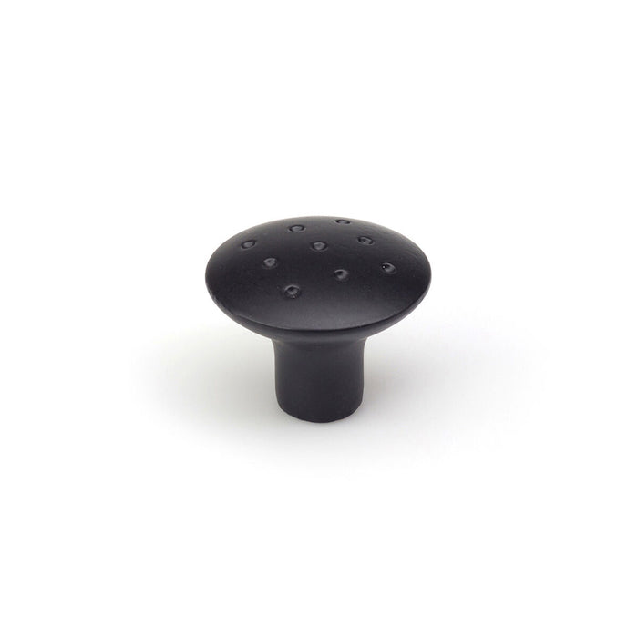 Clanță Rei e774g Rotund Mat Negru Metal 2 Unități (Ø 35 x 29 mm)