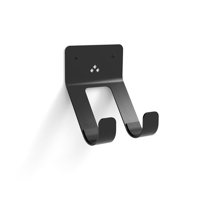 Suport de Perete Rei 8075 Negru Oțel Mat Skateboard 14,5 x 12,5 x 6 cm