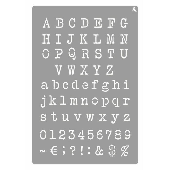 Template La Pajarita ST-11 Numere și litere