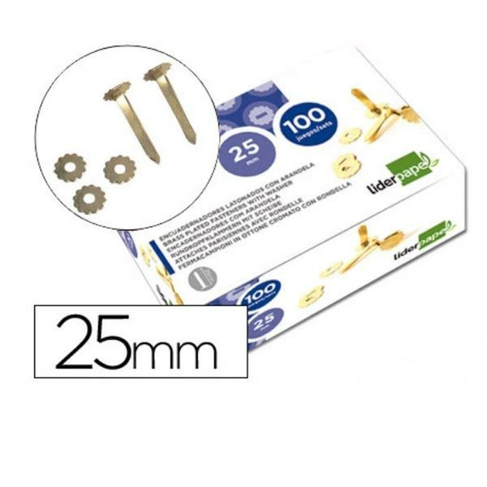 Element de fixare Liderpapel FS05 25 mm 100 Unități