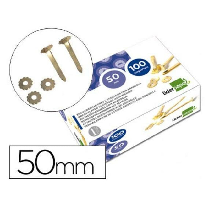 Element de fixare Liderpapel FS08 Metal 50 mm 100 Unități