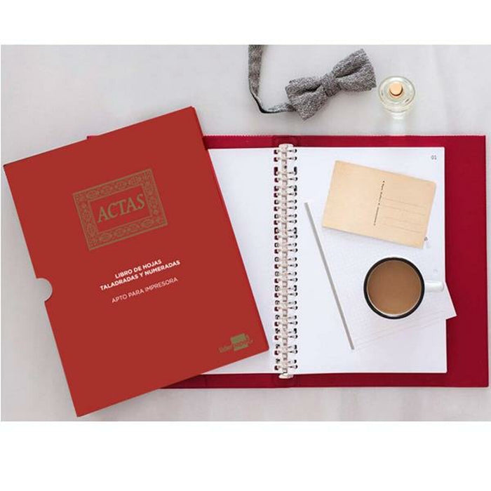 Carte de procese-verbale Liderpapel AT02 A4 100 Frunze Multicolor