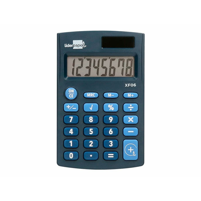 Calculator Liderpapel XF06 Albastru