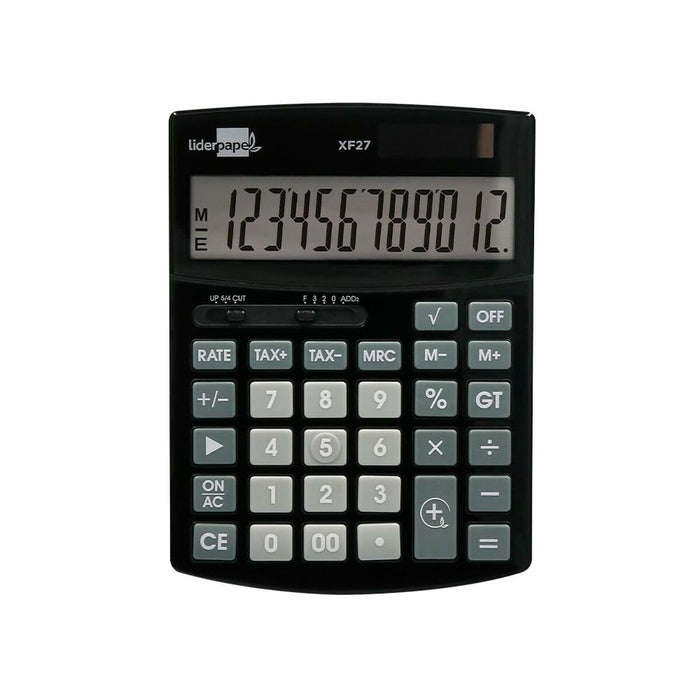 Calculator Liderpapel XF27 Negru Plastic