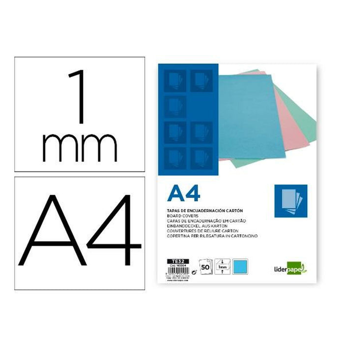 Set de capace Liderpapel TE33 Plastic Multicolor