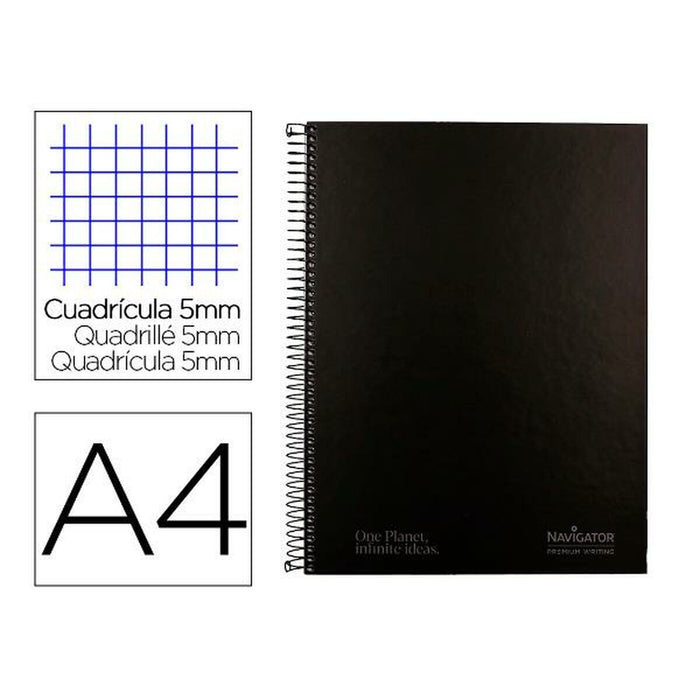 Notebook Navigator NA10 Negru A4 120 Frunze