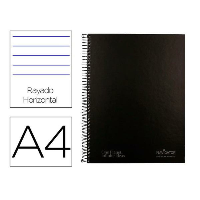 Notebook Navigator NA11 Negru A4 120 Frunze