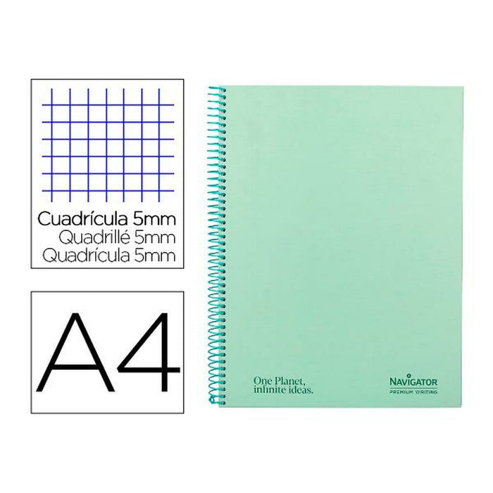 Notebook Navigator NA12 Verde A4 80 Frunze