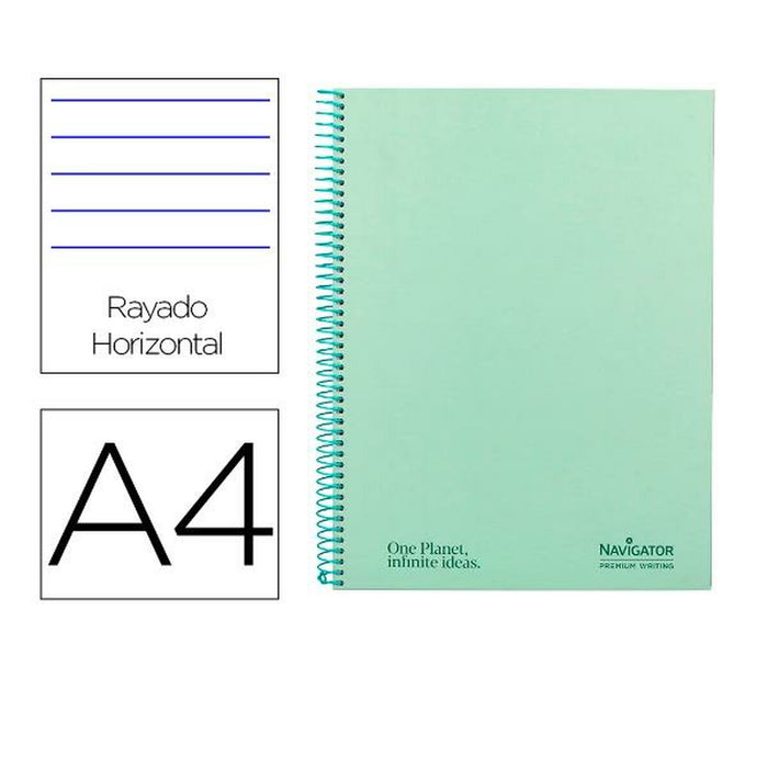 Notebook Navigator NA16 Verde A4 120 Frunze