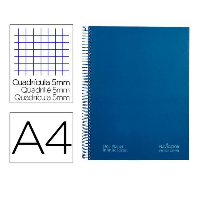 Notebook Navigator NA19 Albastru A4 80 Frunze