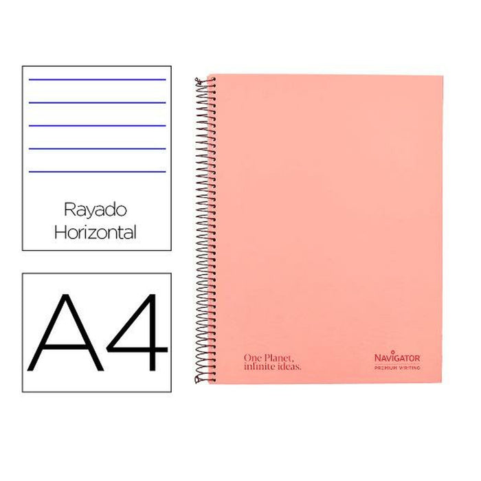 Notebook Navigator NA22 Roz A4 80 Frunze