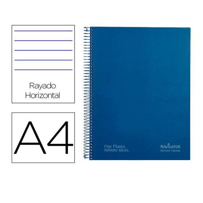 Notebook Navigator NA24 Albastru A4 80 Frunze