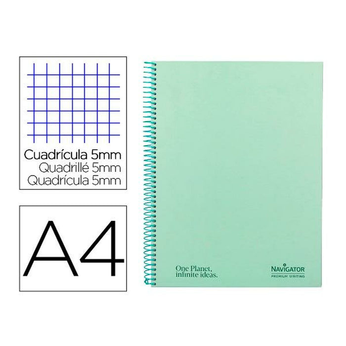 Notebook Navigator NA27 Verde A4 120 Frunze