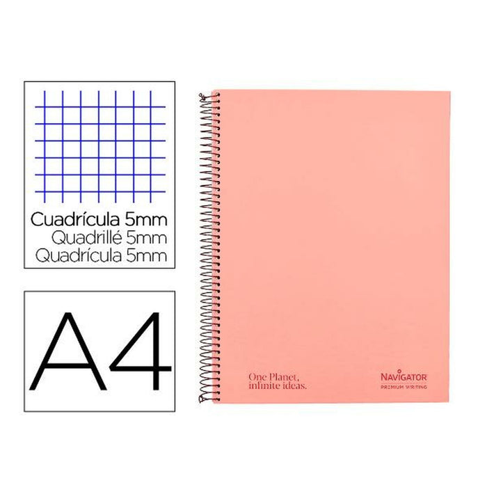 Notebook Navigator NA28 Roz A4 120 Frunze
