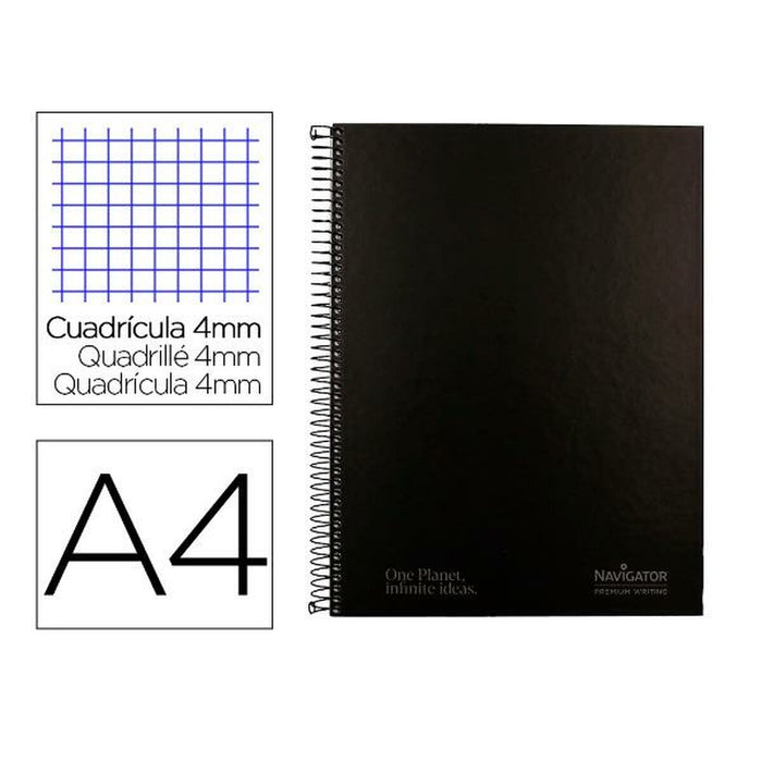 Notebook Navigator NA35 Negru A4 80 Frunze