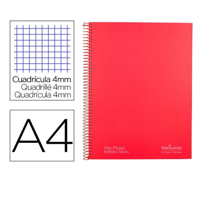 Notebook Navigator NA36 Roșu A4 80 Frunze