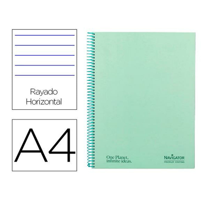 Notebook Navigator NA39 Verde A4 80 Frunze