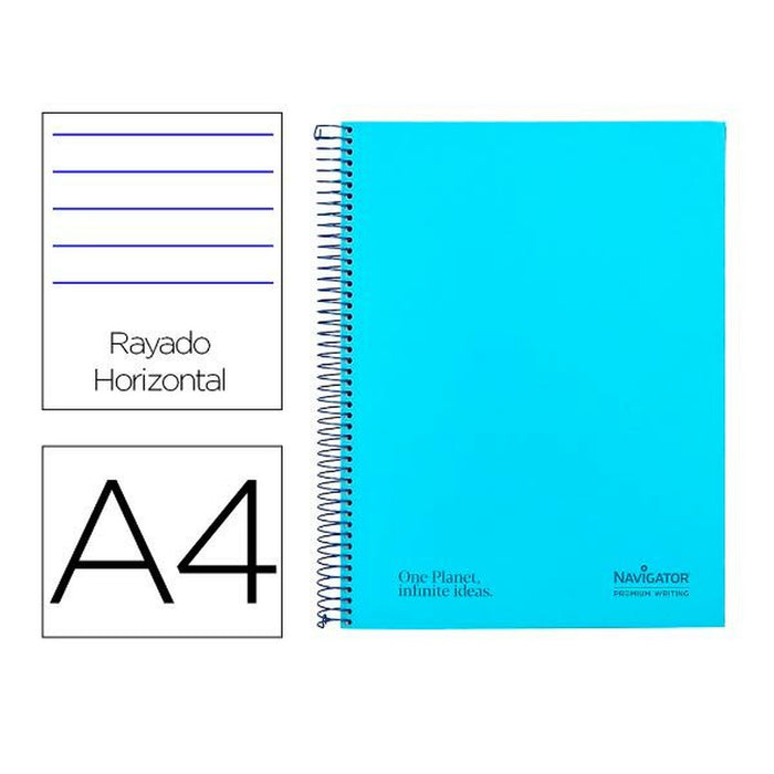 Notebook Navigator NA40 Albastru A4 80 Frunze