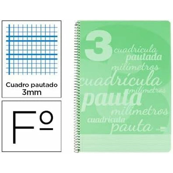 Notebook Liderpapel BE41 Verde 80 Frunze