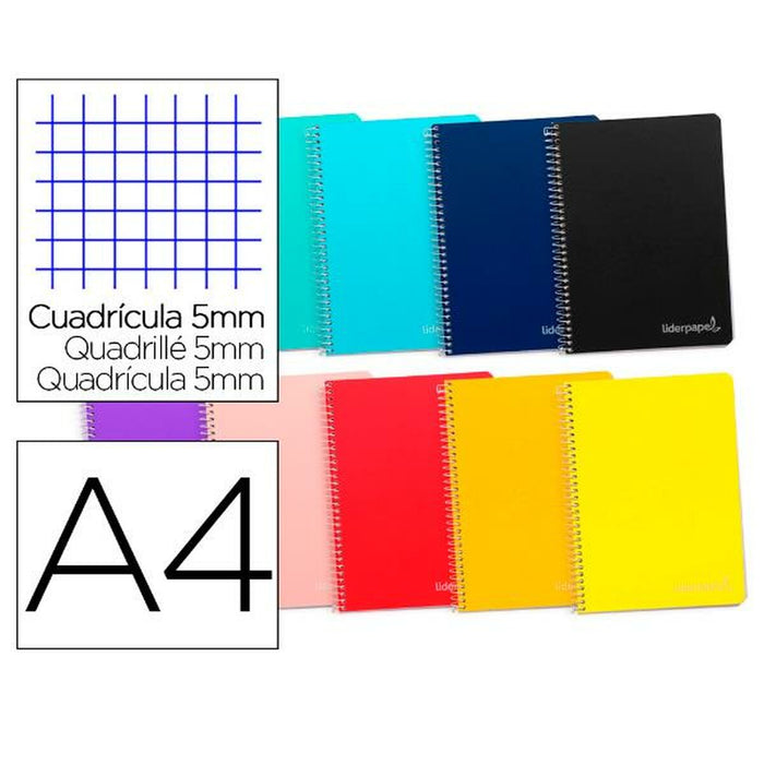 Notebook Liderpapel BE02 A4 140 Frunze