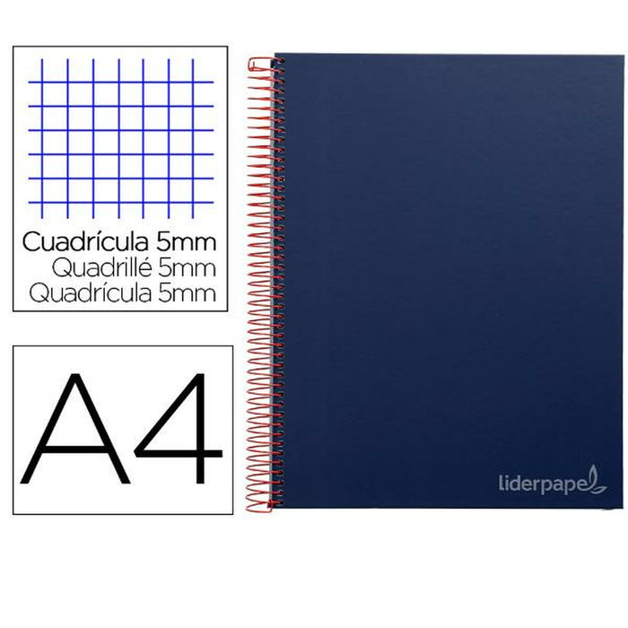 Notebook Liderpapel BA50 Albastru A4 100 Frunze