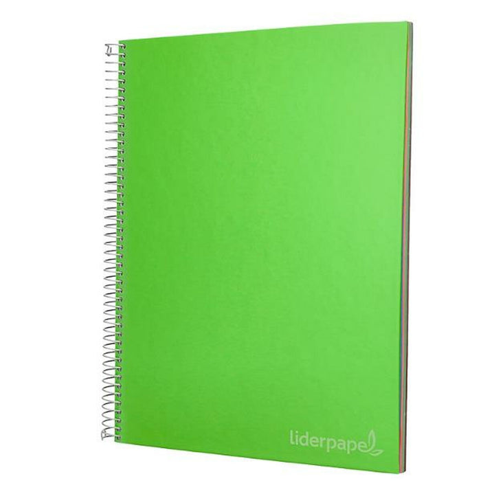 Notebook Liderpapel BA96 Verde A4 140 Frunze