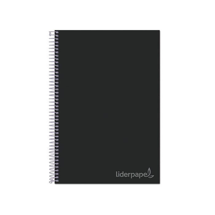 Notebook Liderpapel BA98 Negru A4 140 Frunze