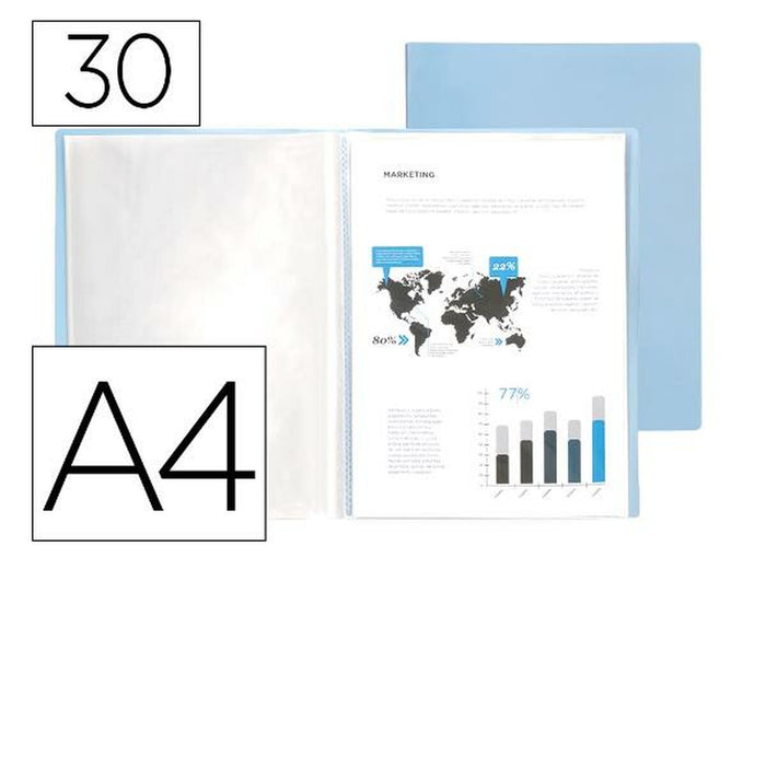 Dosar Liderpapel EC76 Albastru A4