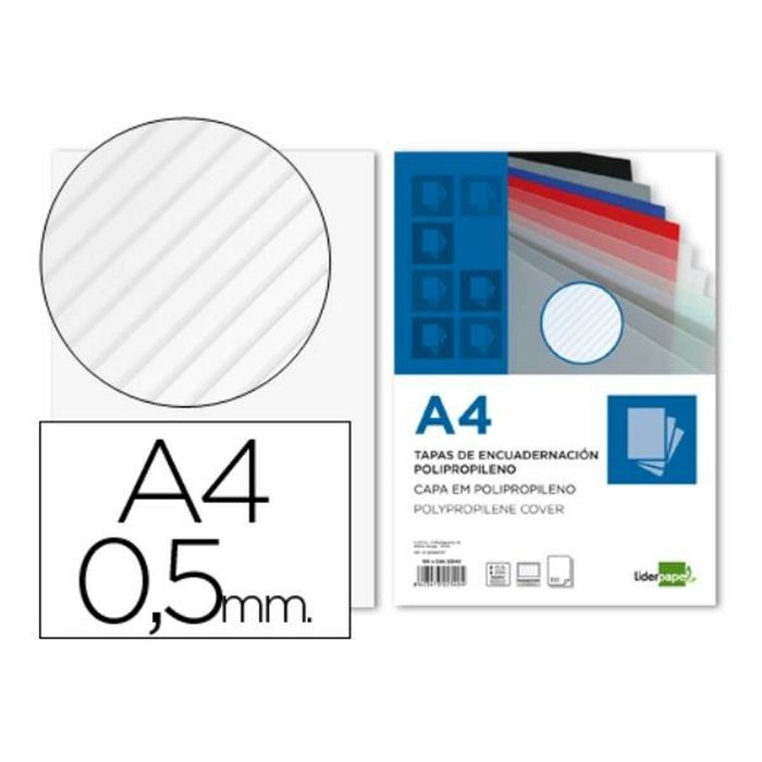 Set de capace Liderpapel TE20 Plastic (100 Unități)