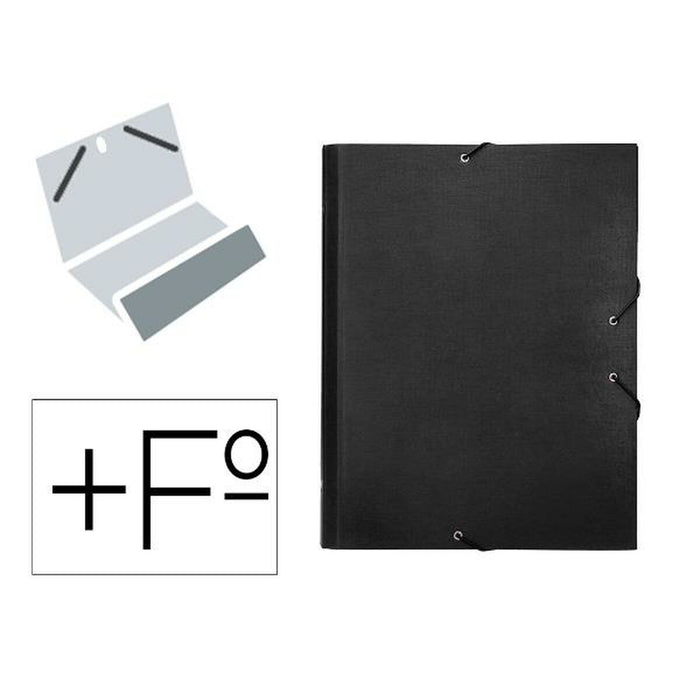 Dosar tip clasor Liderpapel CS02 A4 Negru