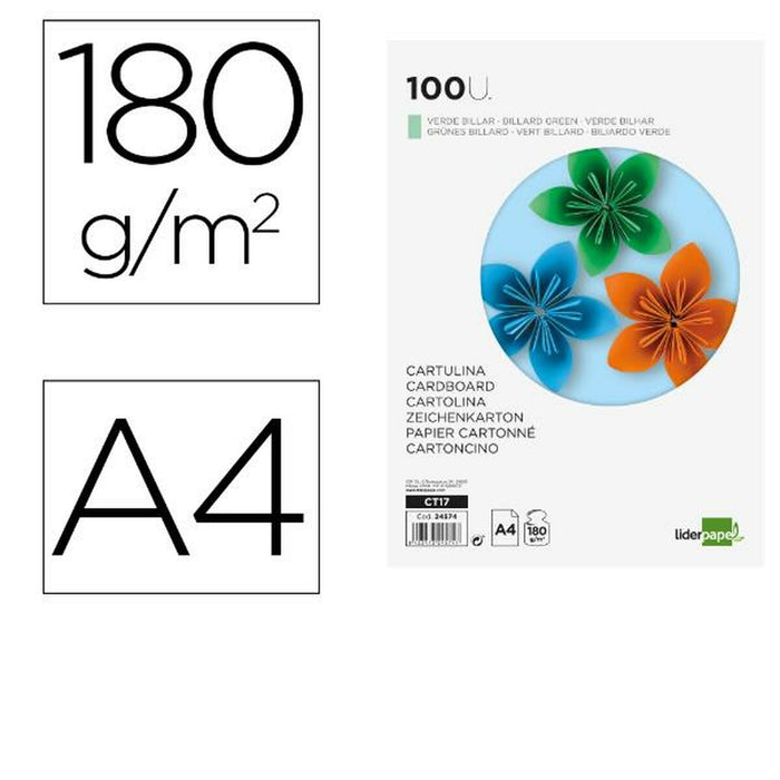 Mucavale Liderpapel CT17 Verde (100 Unități)