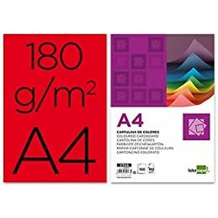 Mucavale Liderpapel CT12 Roșu (100 Unități)