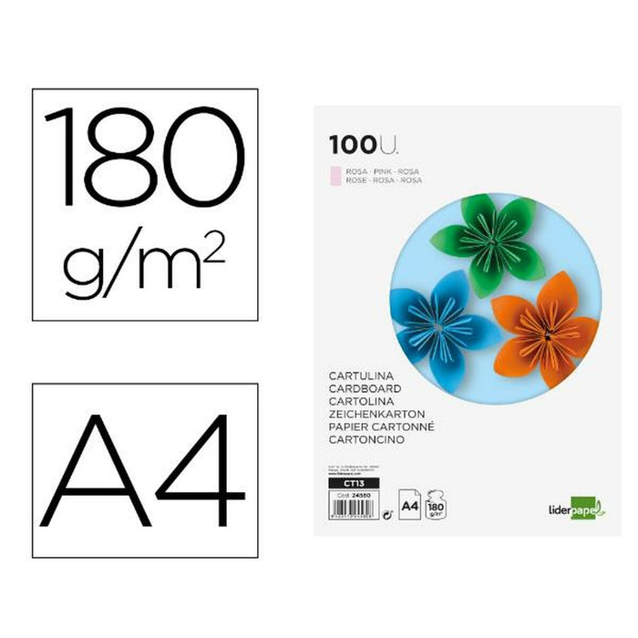 Mucavale Liderpapel CT13 Roz (100 Unități)