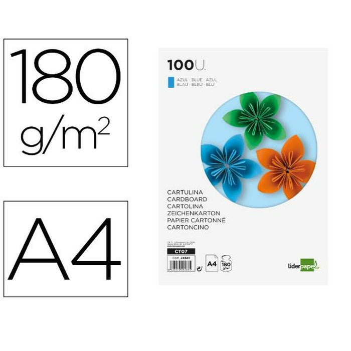 Mucavale Liderpapel CT07 Albastru (100 Unități)