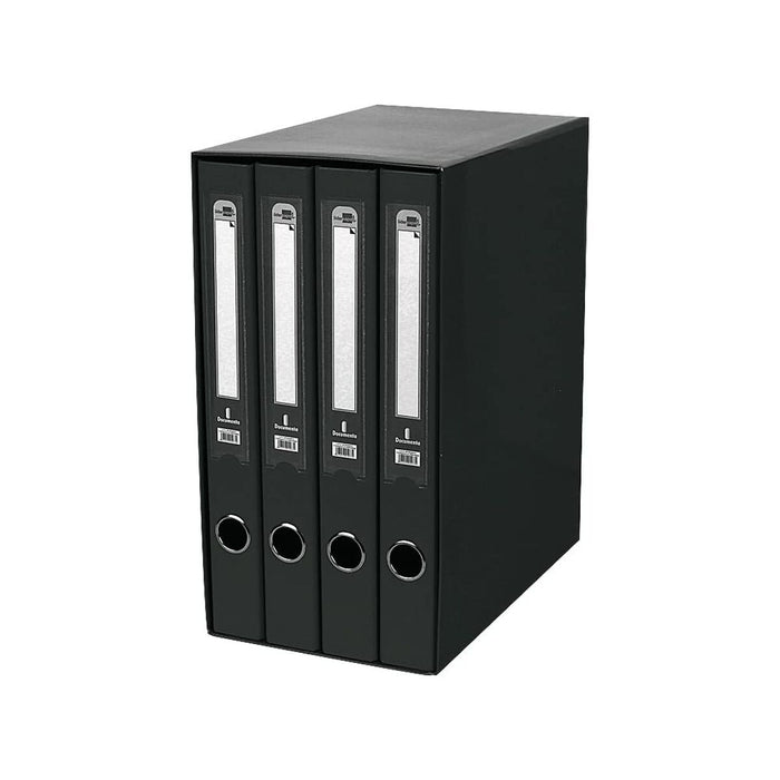 Biblioraft Liderpapel MD42 Negru Среда 4 Unități