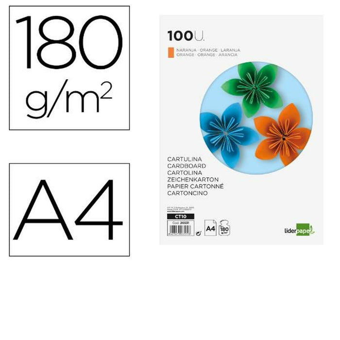 Mucavale Liderpapel CT10 Portocaliu (100 Unități)