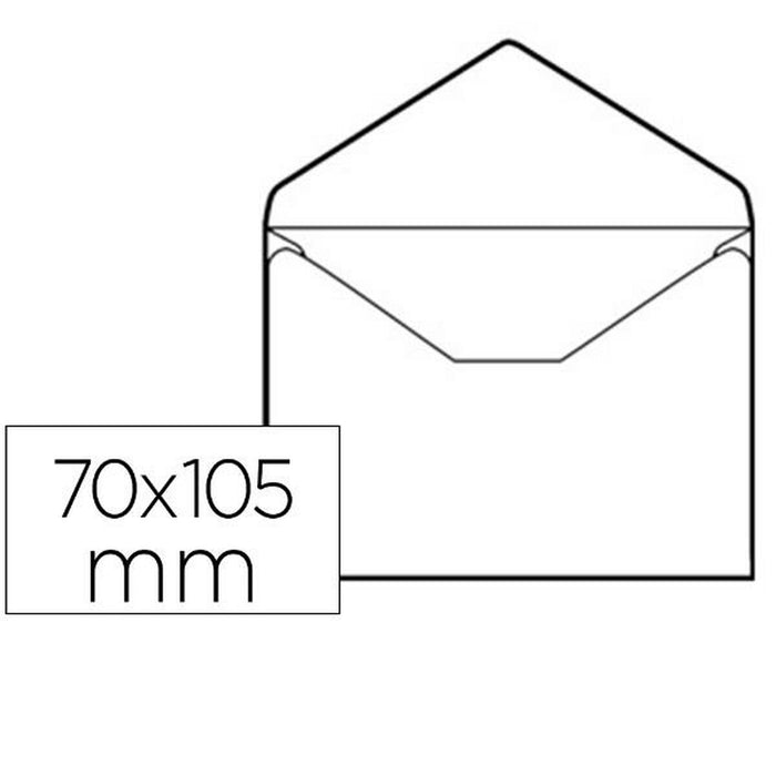 plicuri Liderpapel SB03 Alb Hârtie 70 x 105 mm (5 Unități)
