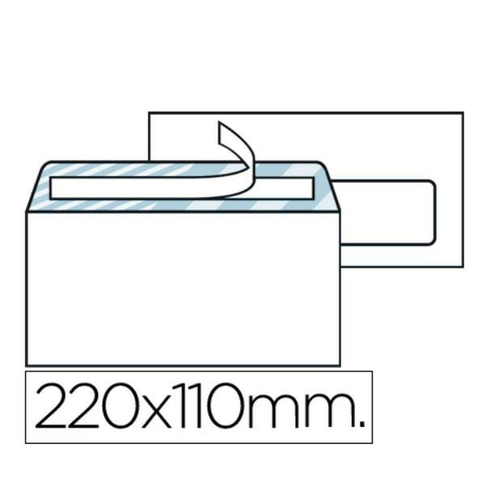 plicuri Liderpapel SB06 Alb Hârtie 110 x 220 mm (500 Unități)