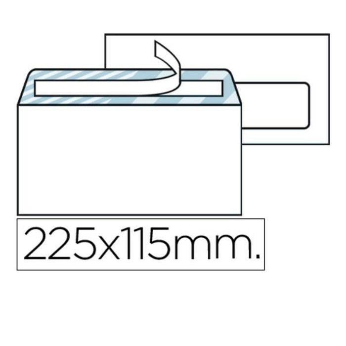 plicuri Liderpapel SB07 Alb Hârtie 115 x 225 mm (500 Unități)