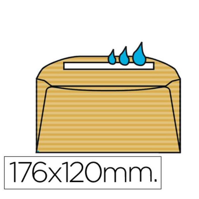 plicuri Liderpapel SB40 Maro Hârtie 120 x 176 mm (500 Unități)