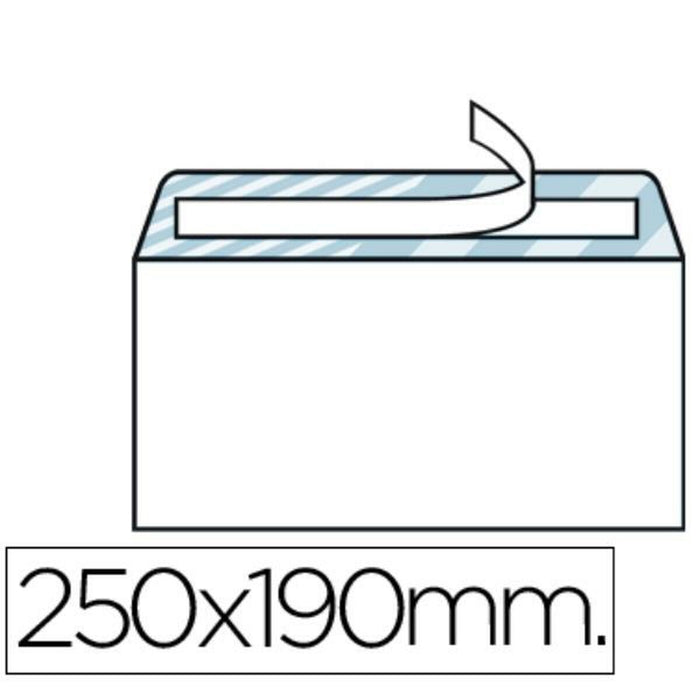 plicuri Liderpapel SB16 Alb Hârtie 190 x 250 mm (250 Unități)