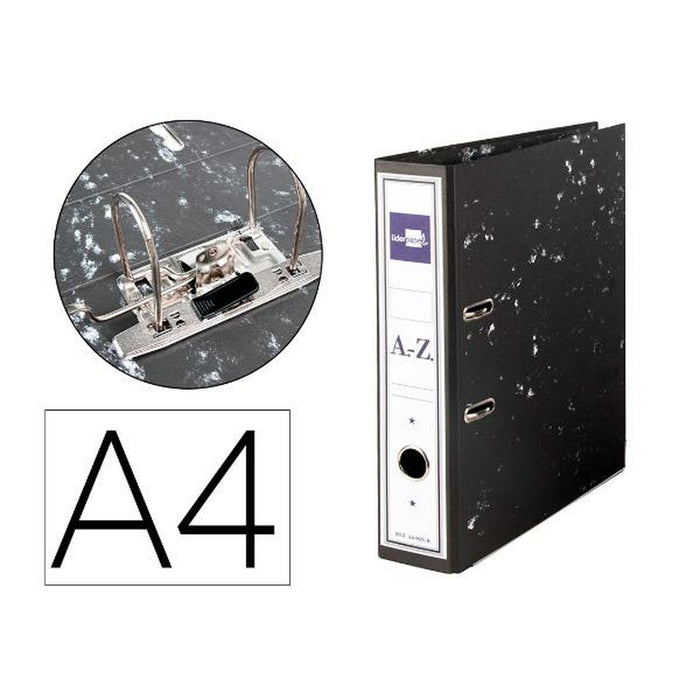 Biblioraft Liderpapel AZ48 Negru A4