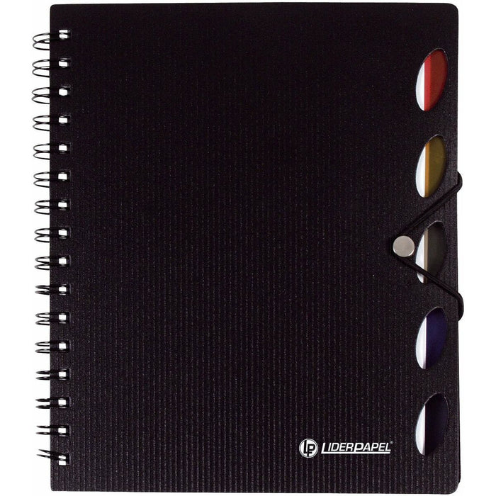 Notebook Liderpapel BE20 Negru A4 100 Frunze